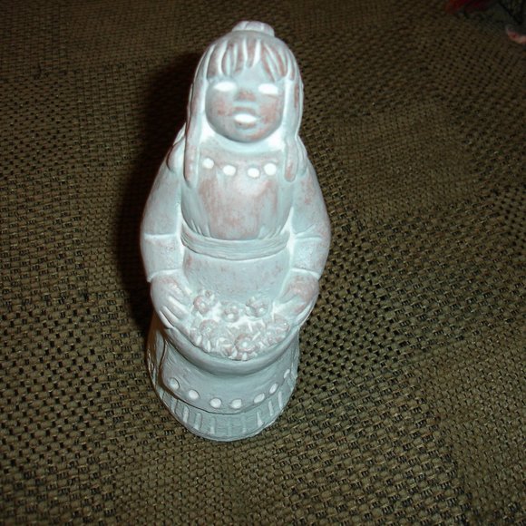 Isabel Bloom Angel - Angel with Apron Full of Flowers - Decorative Angel - 1986 - Picture 1 of 6